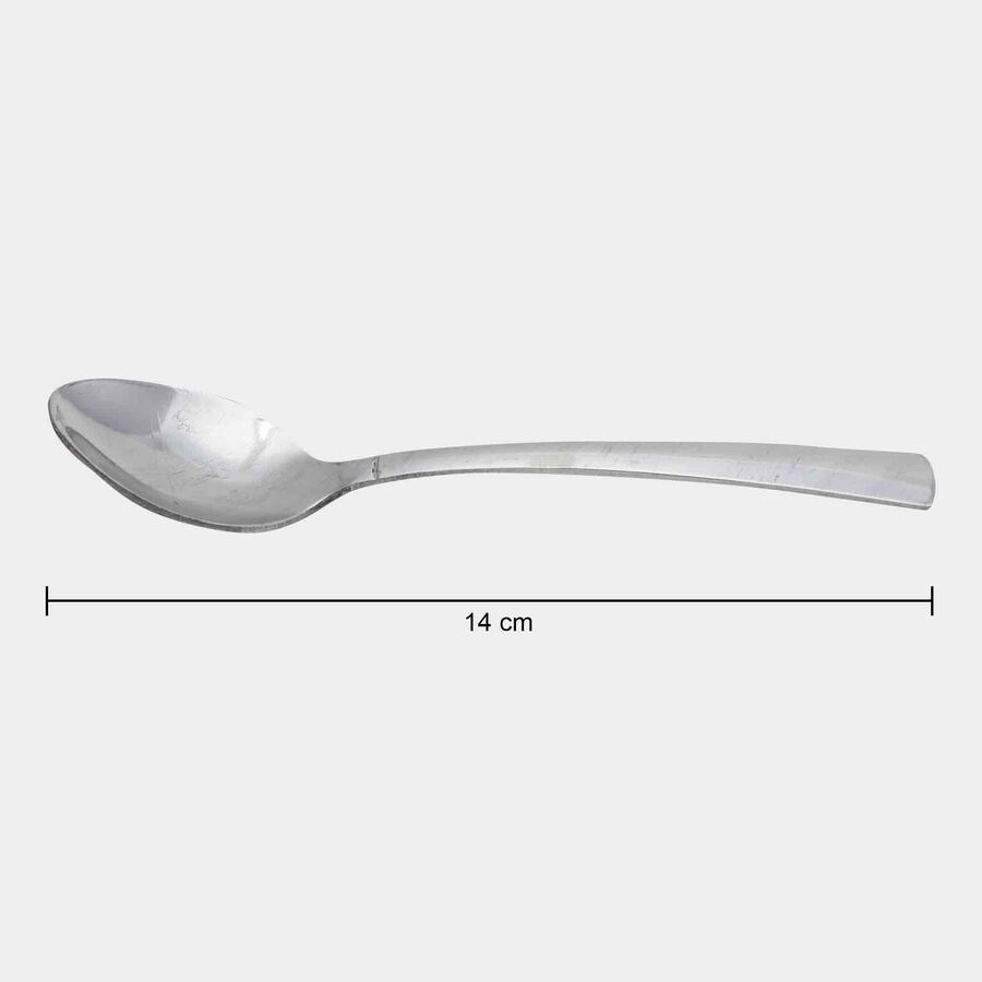 Set of 4 Steel Tea Spoons, , large image number null