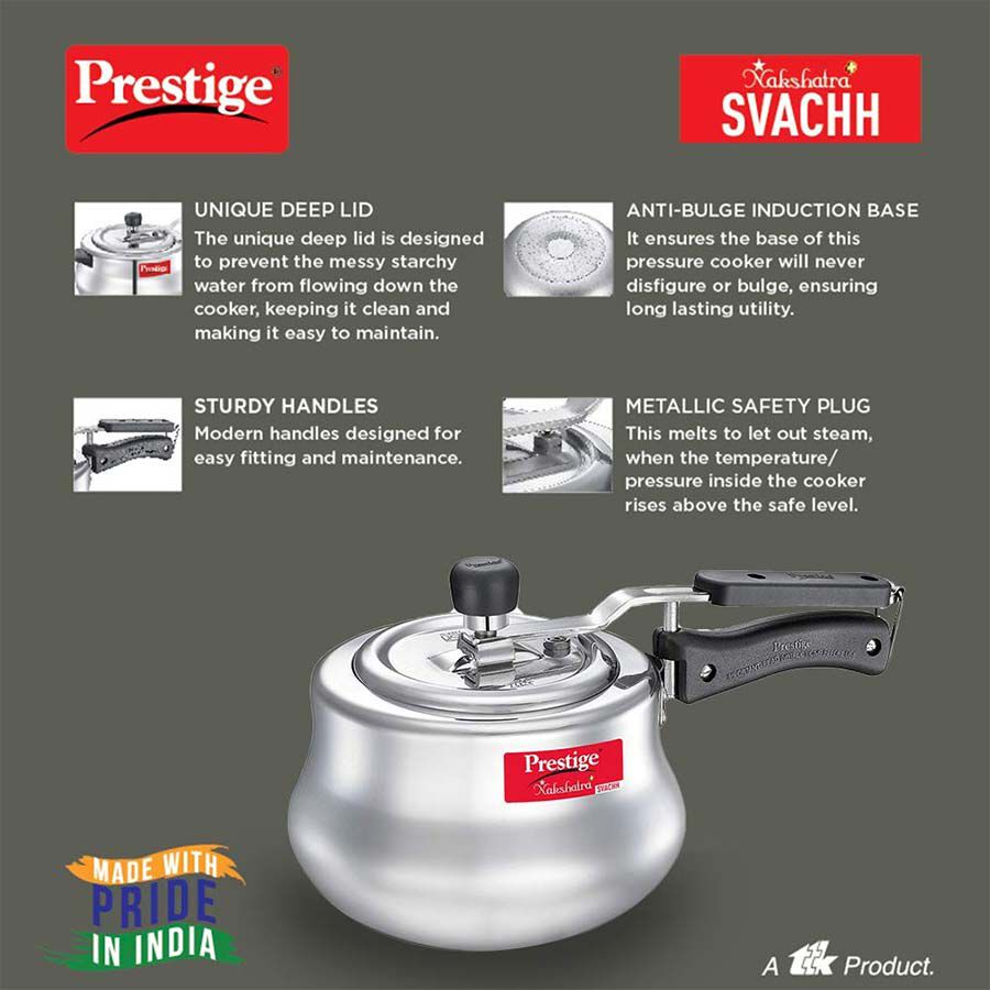 Prestige 3 L Pressure Cooker Induction Cooker Vishal Mega Mart
