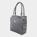 Women's Grey Polyurethane Tote Bag, , small image number null