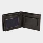 Men's Black Polyurethane Wallet, , small image number null