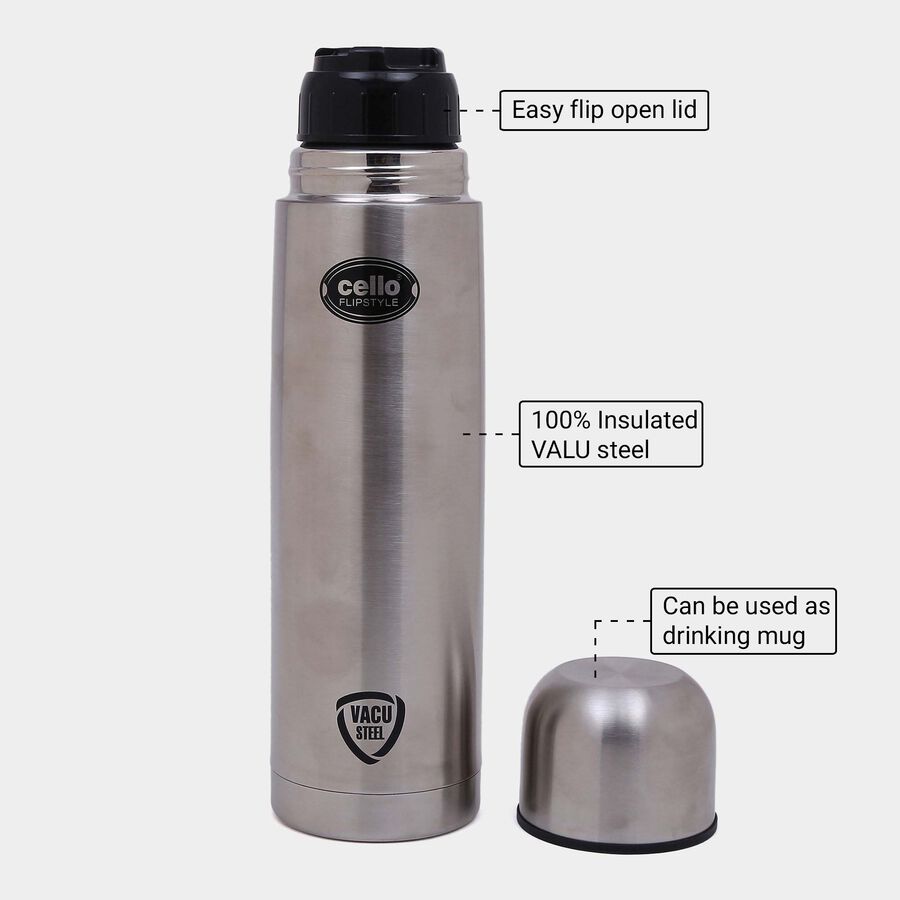 1 L Stainless Steel Bottle, Bullet Flask, , large image number null