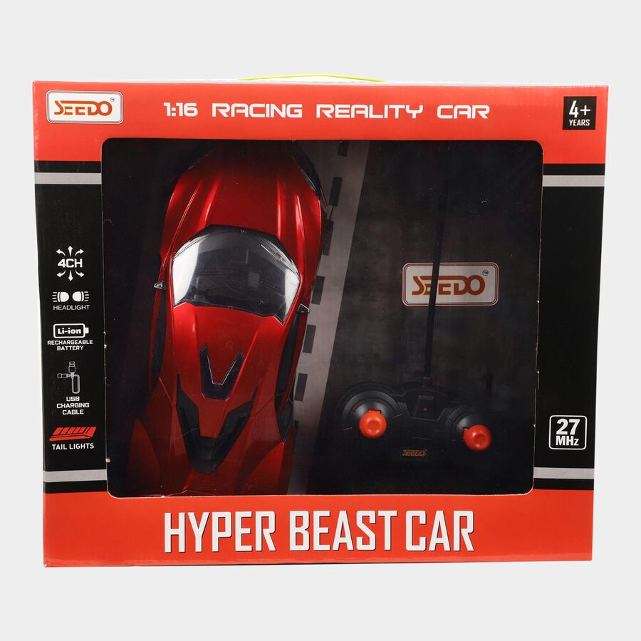 Kid's Remote Controlled 4 Way Toy Car, , large image number null