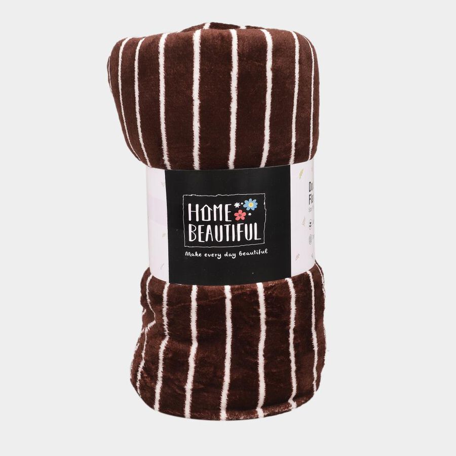 Brown Microfiber Blanket , , large image number null