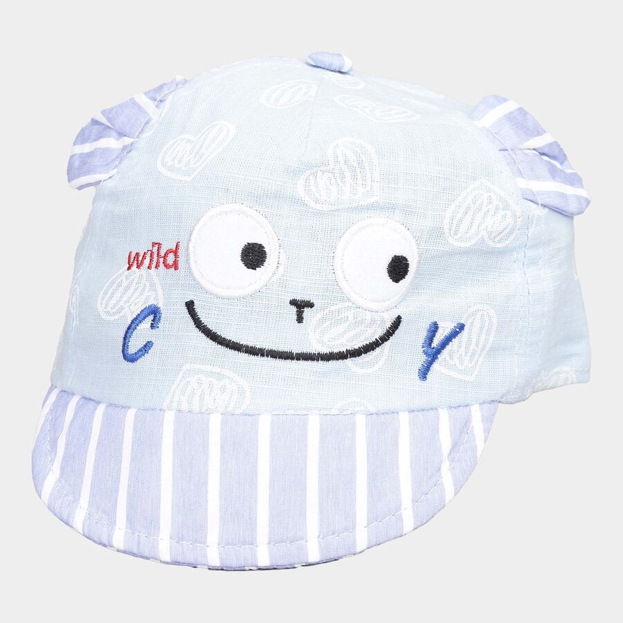 Kids' Blue Nylon Cap, , large image number null