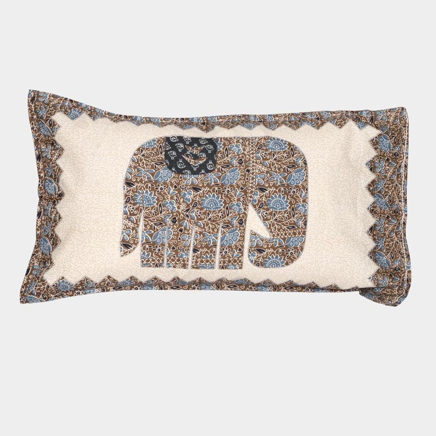 Brown Polyester Pillow Cover, , large image number null