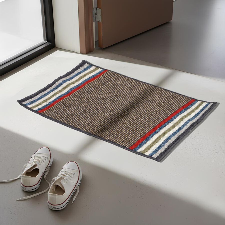 Anti-SKId Grey Polypropylene Door Mat, , large image number null