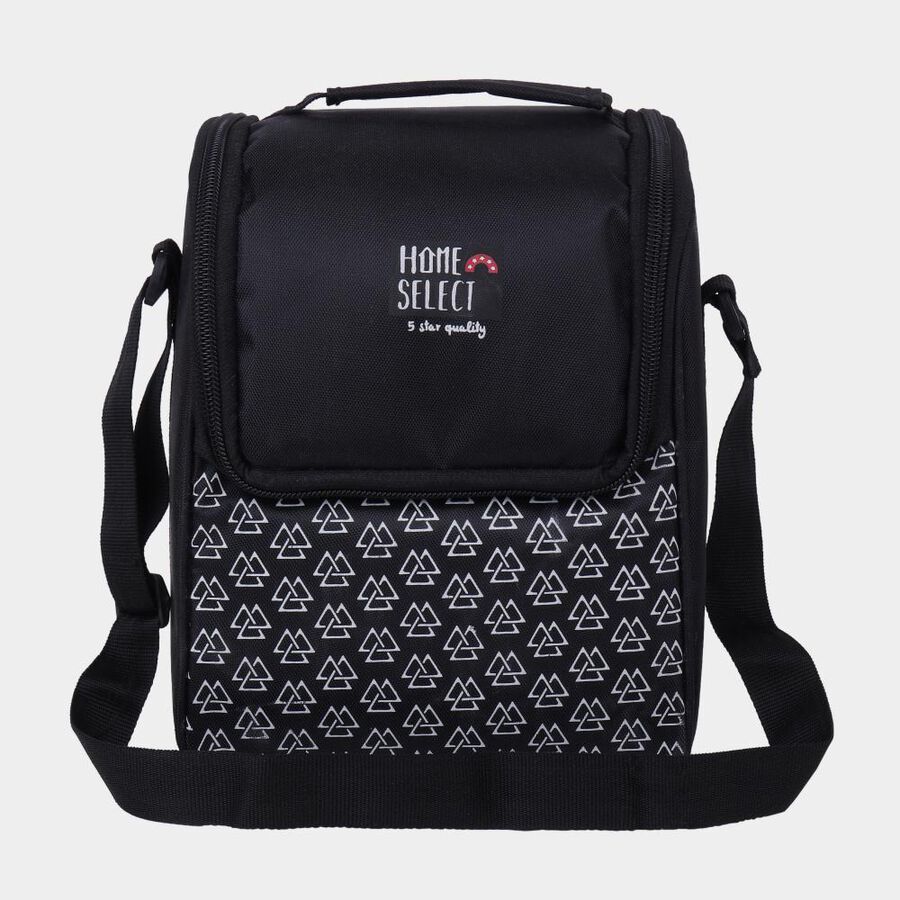 Steel Lunch Box, 4 Containers, 1 Bottle and 1 Bag, , large image number null