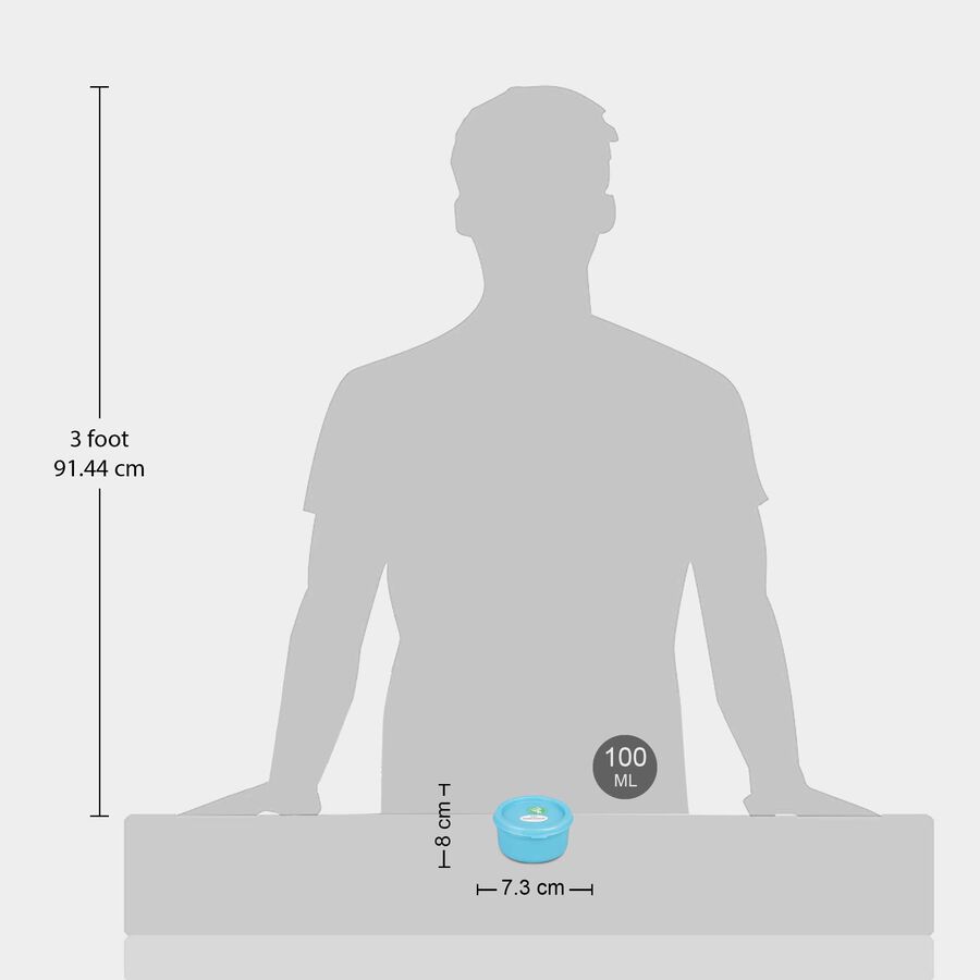 100ml Plastic Container Set of 3, , large image number null