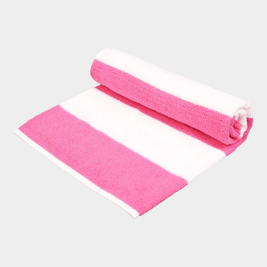 180 GSM Pink Cotton Blend Bath Towel, , large image number null