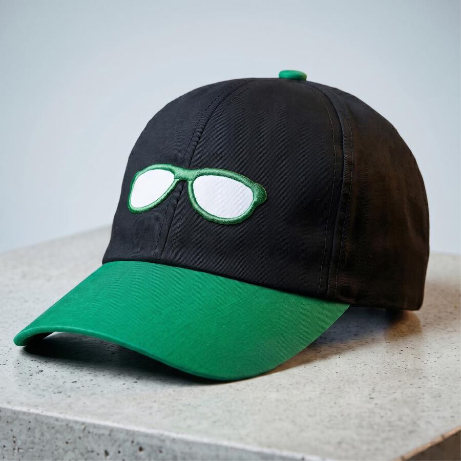 Kids' Green Cotton Cap, , large