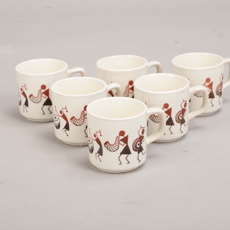 120 ml Stoneware Cup, Set of 6, , large image number null