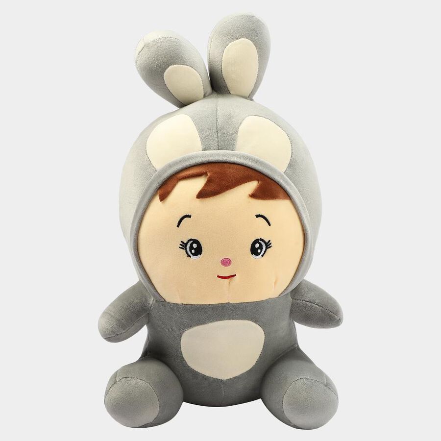 Kid's Soft Cartoon Baby Doll Plush Toy, , large