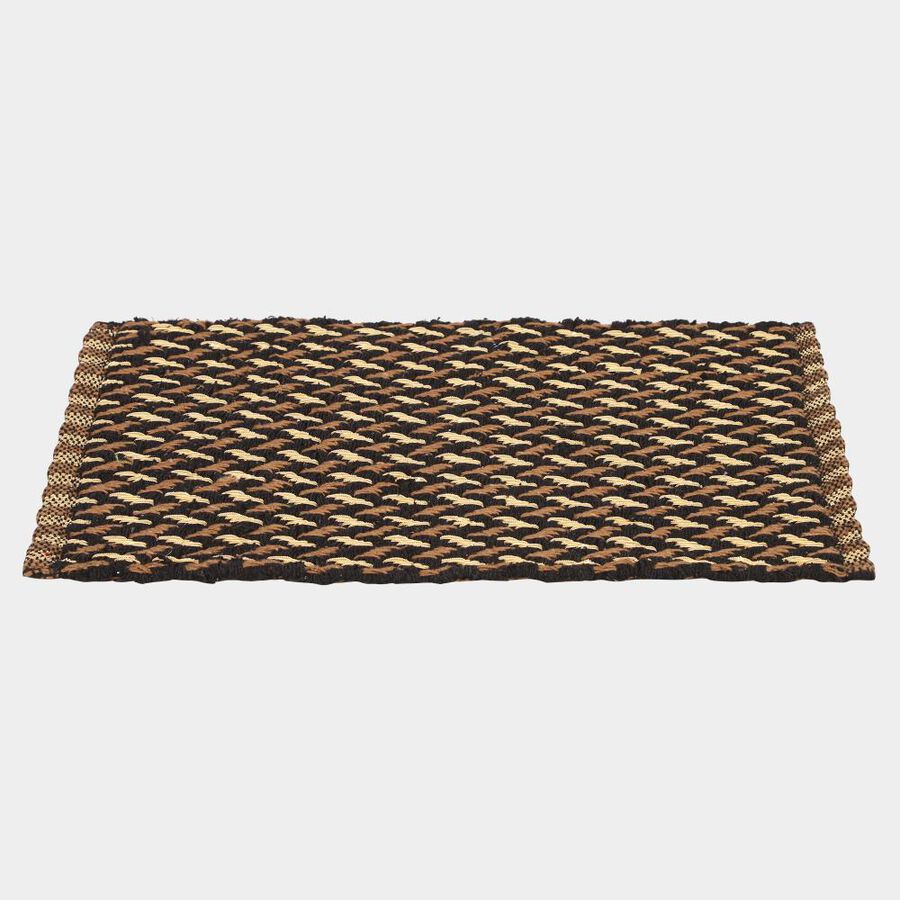 Brown Polyester Cotton Door Mat, , large image number null