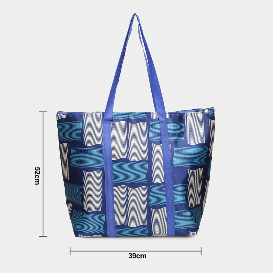 Blue Fabric And Polyester Bag, , large image number null