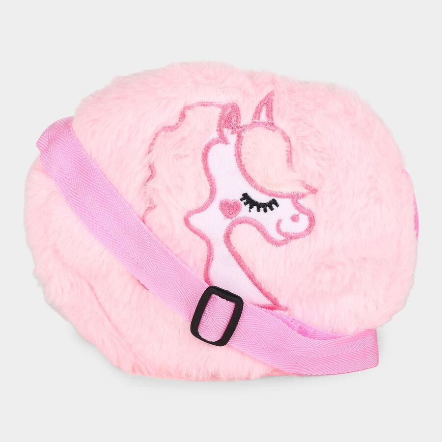 Unicorn Sling BagKid's Pink Nylon/Polyester Bag , , large image number null