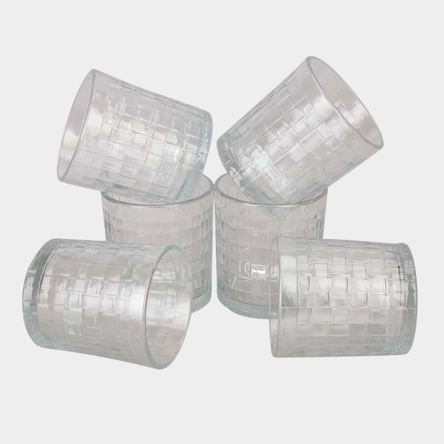 Glass Tumblers - Set Of 6, , large image number null