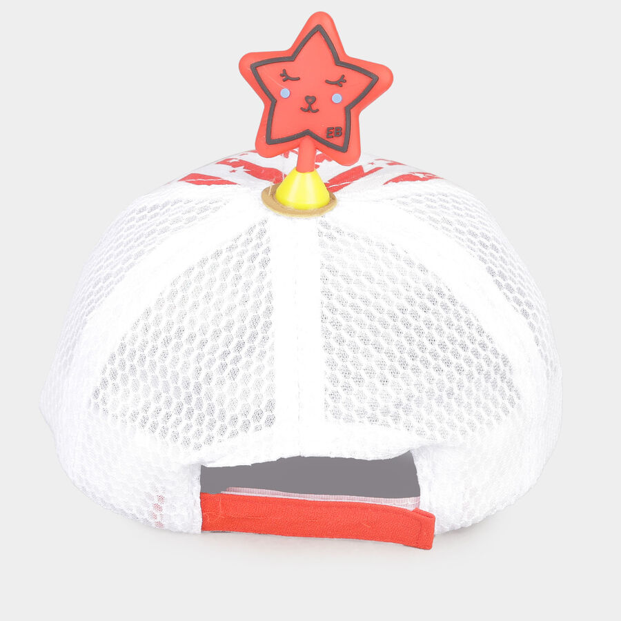 Kids' Red Nylon/Polyester Cap, , large image number null