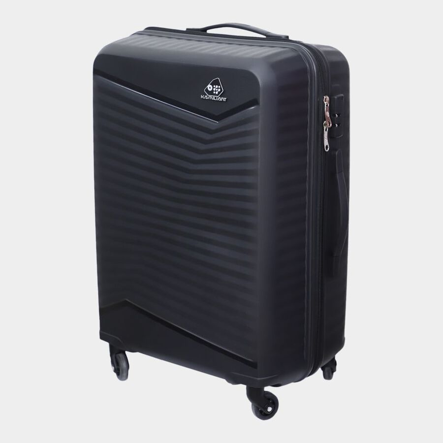 4-Wheel Black PVC Matee Hard Case Trolley, Small + Medium + Large, , large image number null