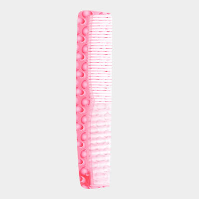 Plastic Hair Comb - Colour/Design May Vary