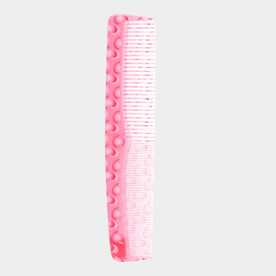 Plastic Hair Comb - Colour/Design May Vary, , large image number null