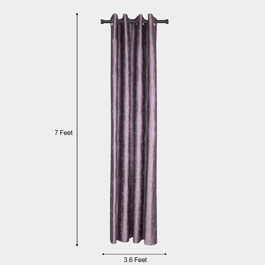 7ft. Light Grey Microfiber Door Curtain, , large image number null