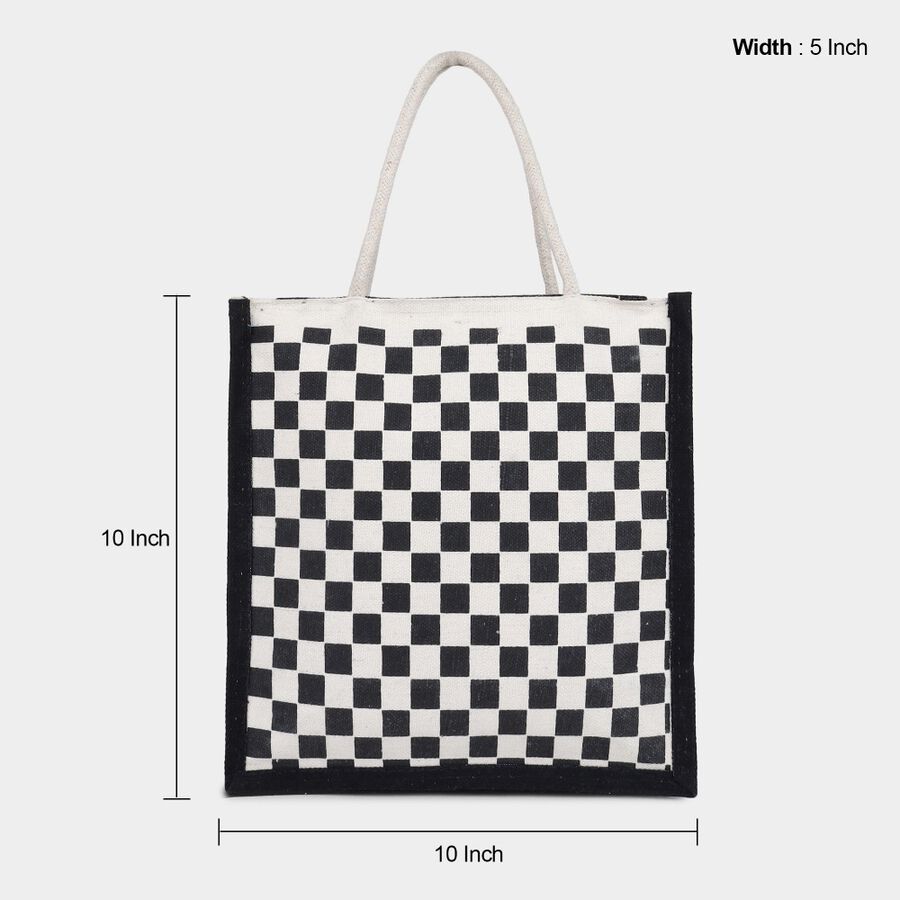 White Canvas Lunch Bag, , large image number null