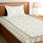 White Microfiber Single Bedsheet, , small image number null