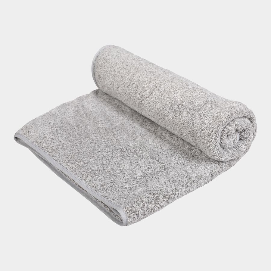320 GSM Grey Microfiber Bath Towel, , large image number null