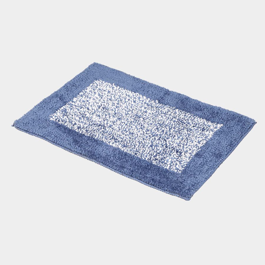 Anti-Skid Blue Polyester Door Mat, , large image number null