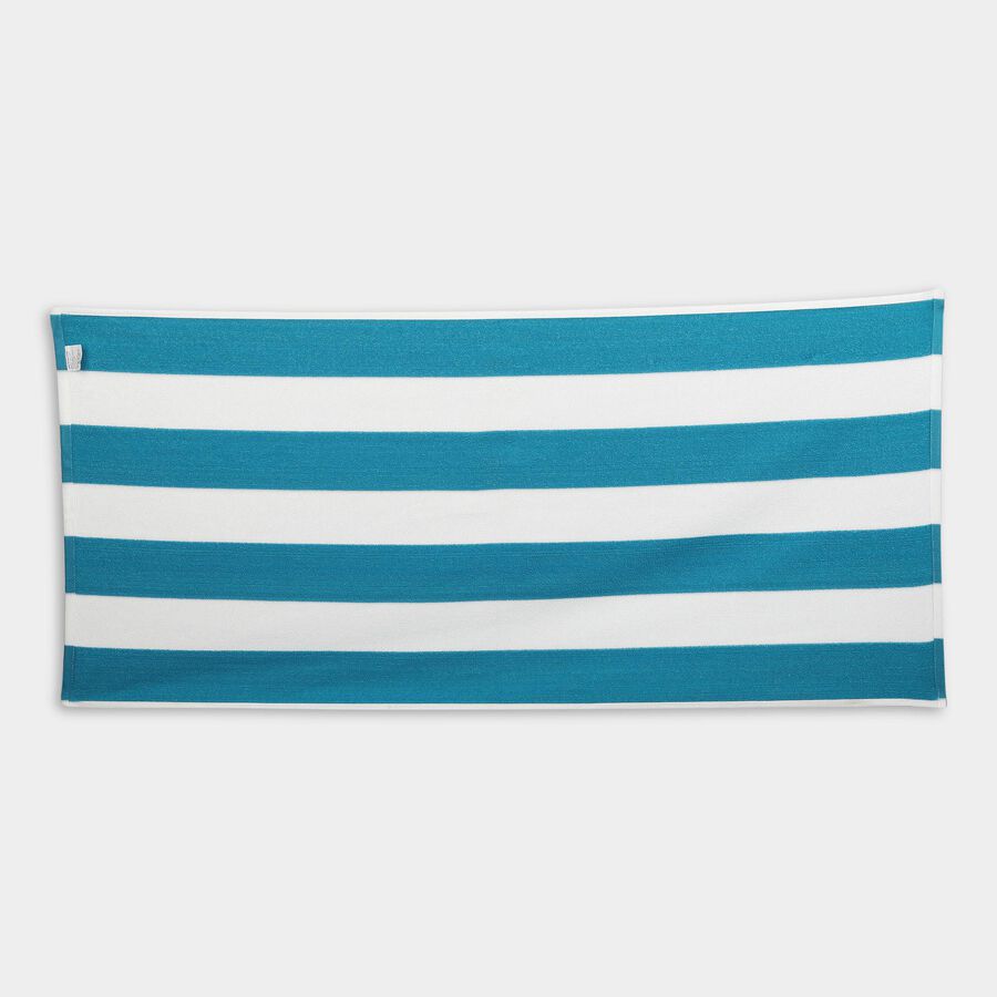 210 GSM Blue Microfiber Bath Towel, , large image number null