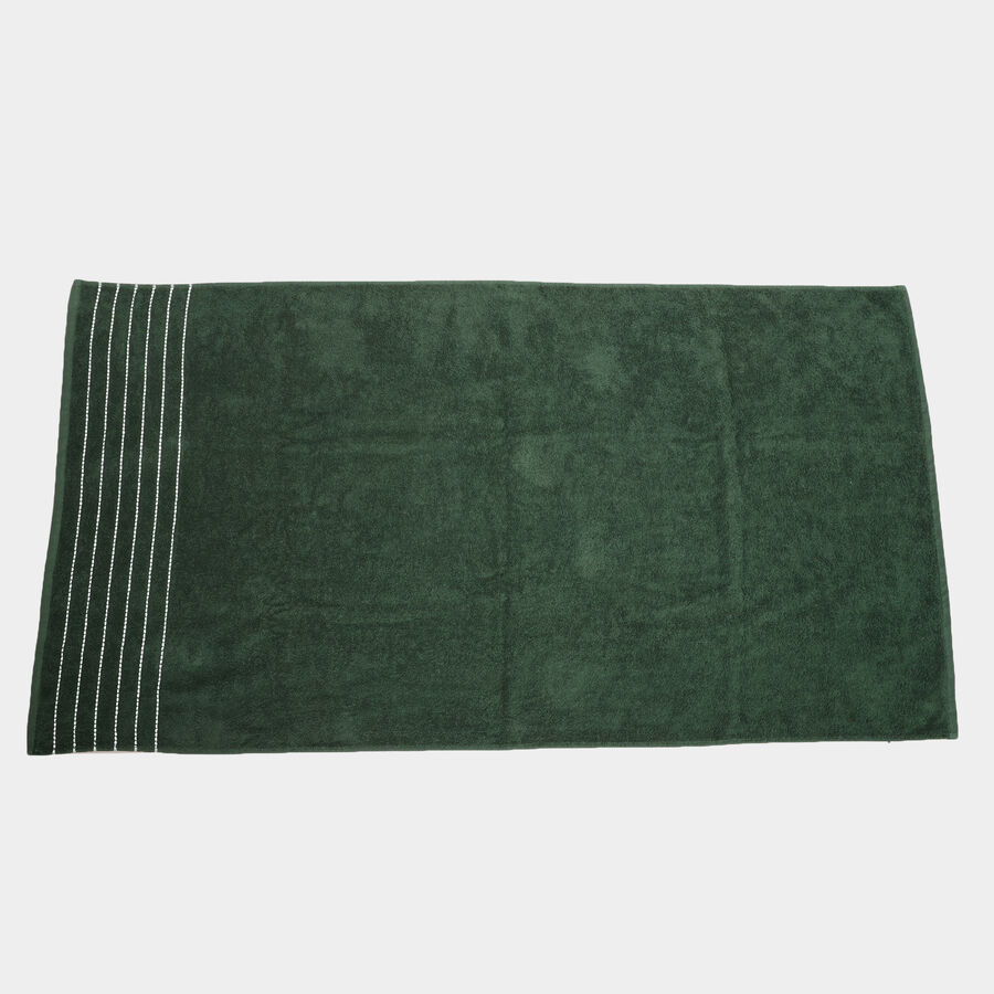 420 GSM Green Cotton Bath Towel, , large image number null