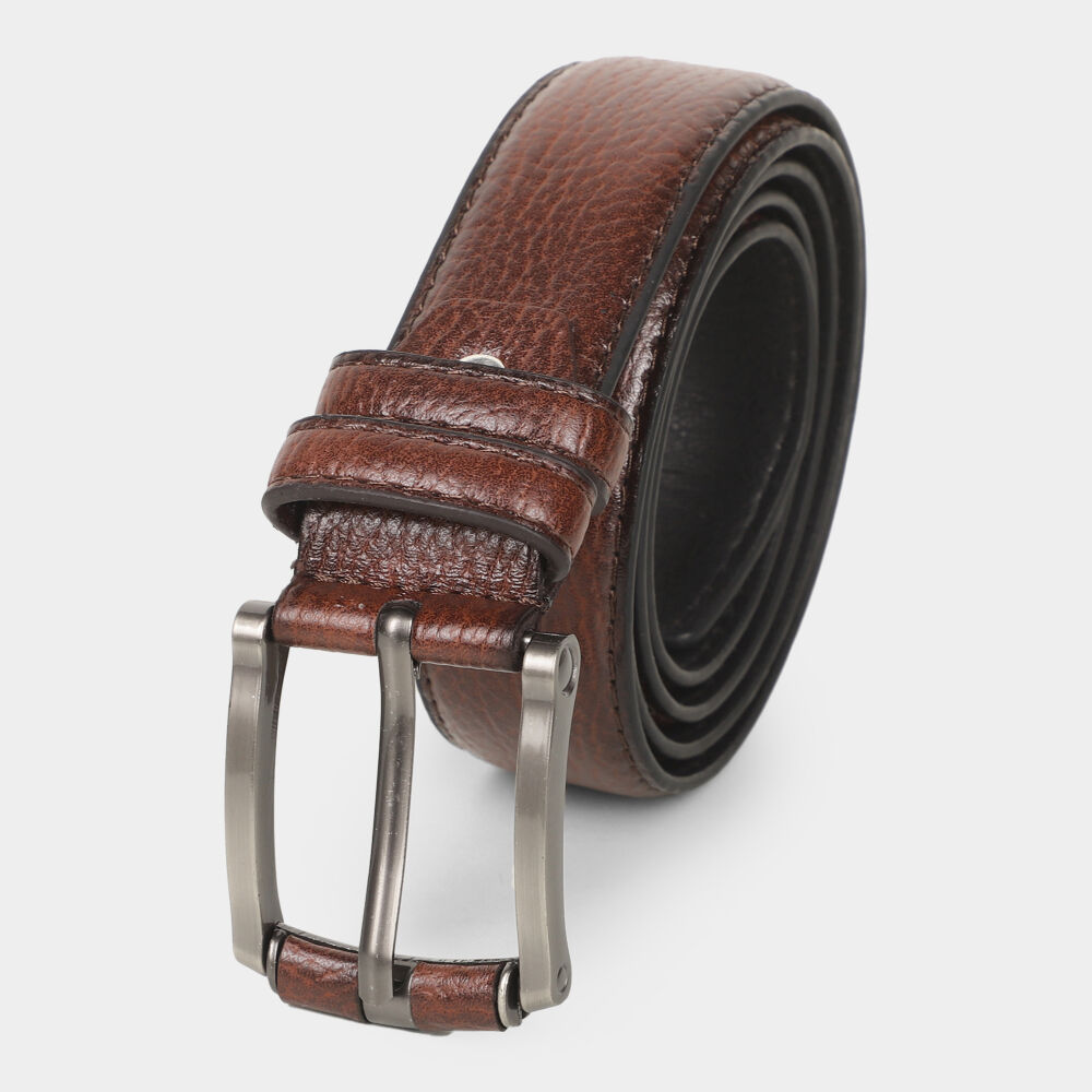 Black Tie                         Men's Black Polyurethane Belt