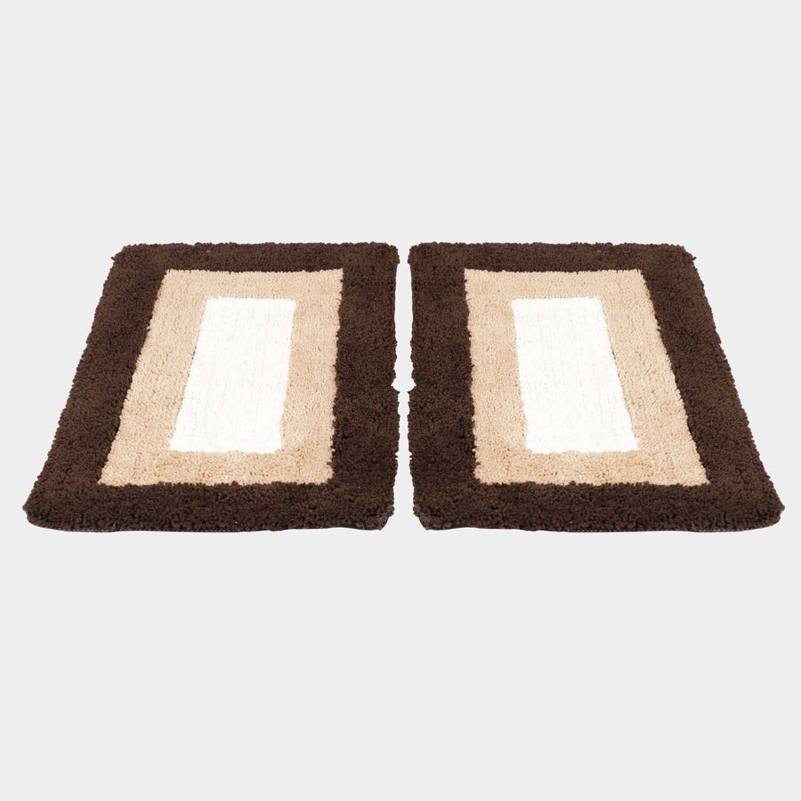 Anti-Skid Polyester Bath Mat, Set of 2, , large image number null
