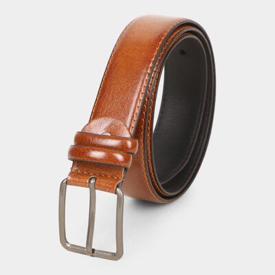 Men's Brown Polyurethane Formal Belt