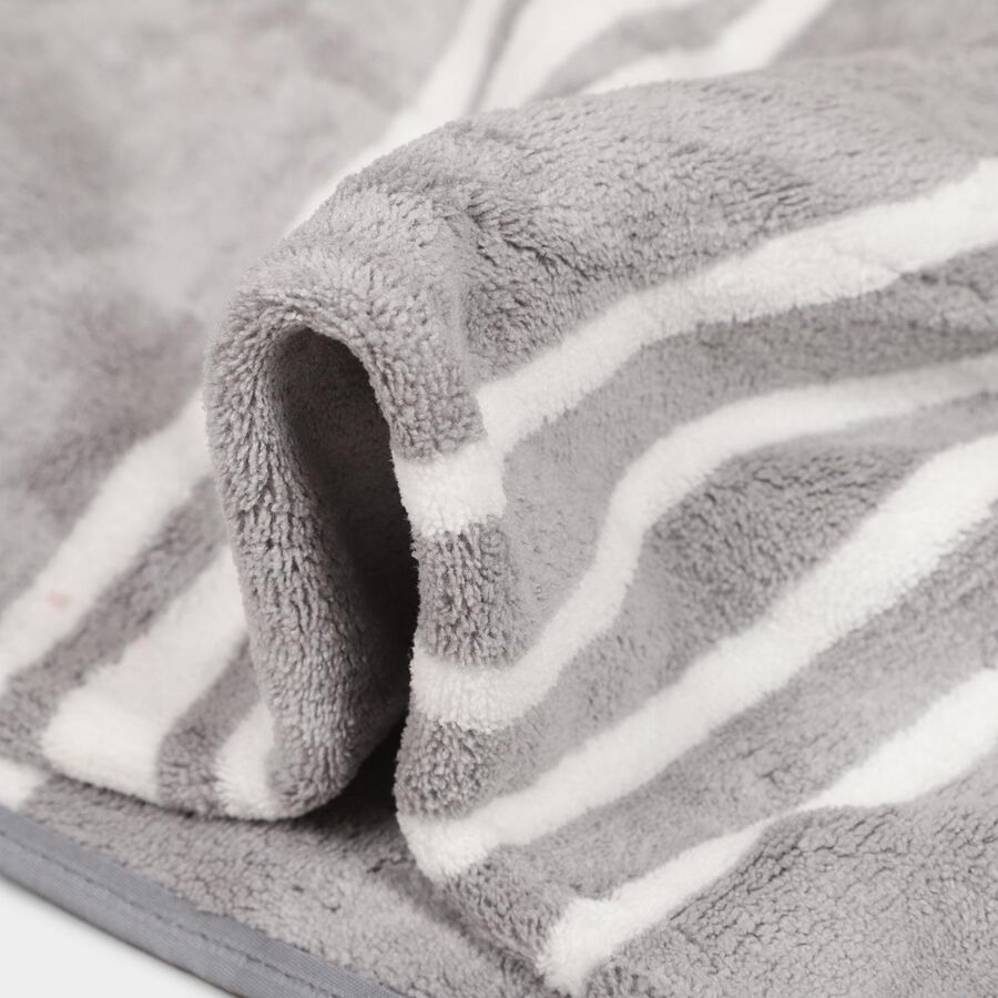 270 GSM Grey Microfiber Bath Towel, , large image number null
