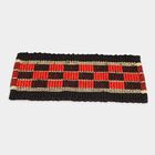 Maroon Polyester Cotton Door Mat, , small image number null
