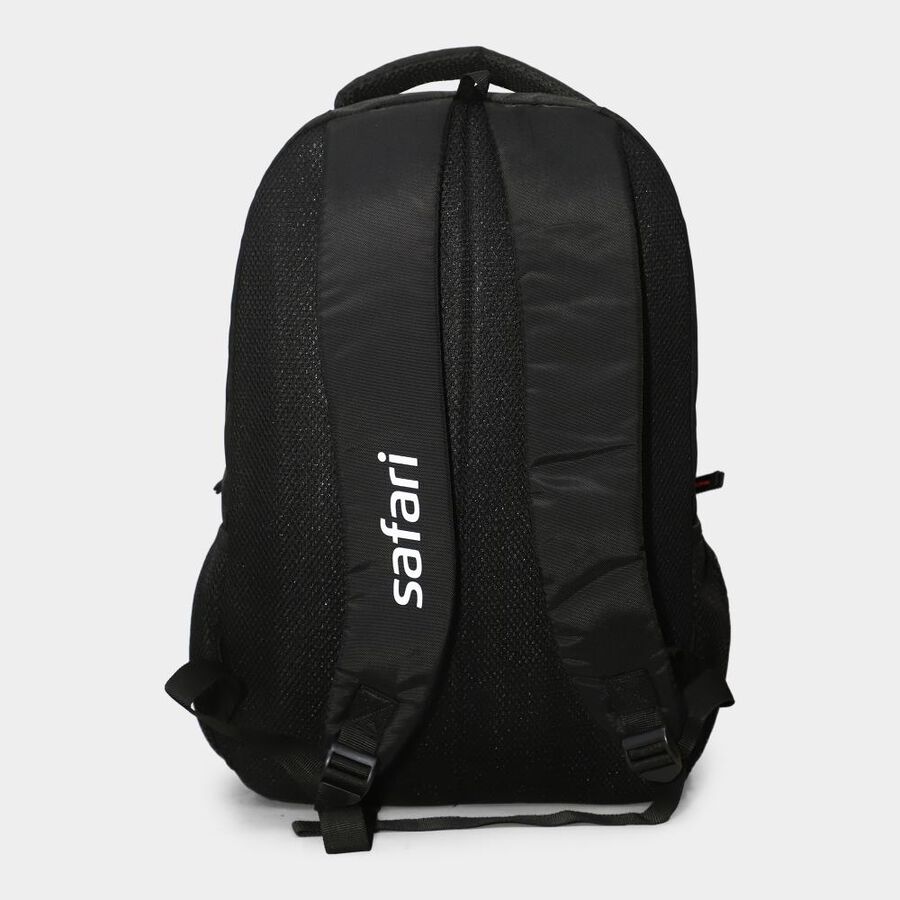 Black Backpack with Laptop Sleeve, 30 L (Approx), , large image number null