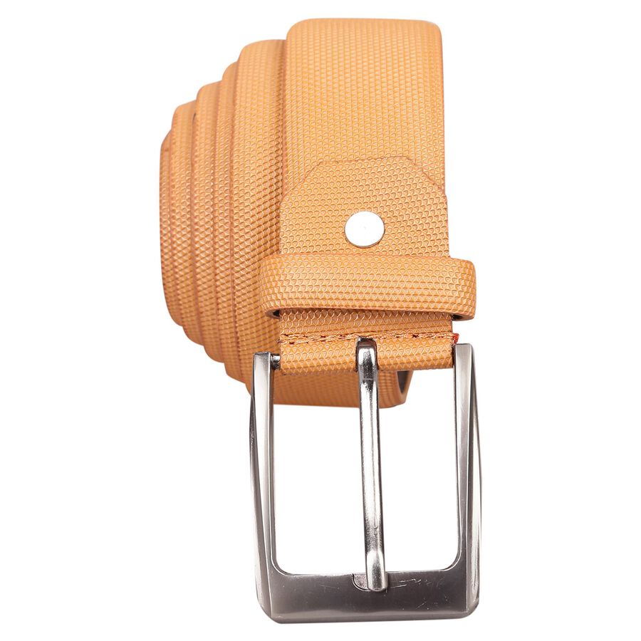 Men's Tan Polyurethane Casual Belt, , large image number null
