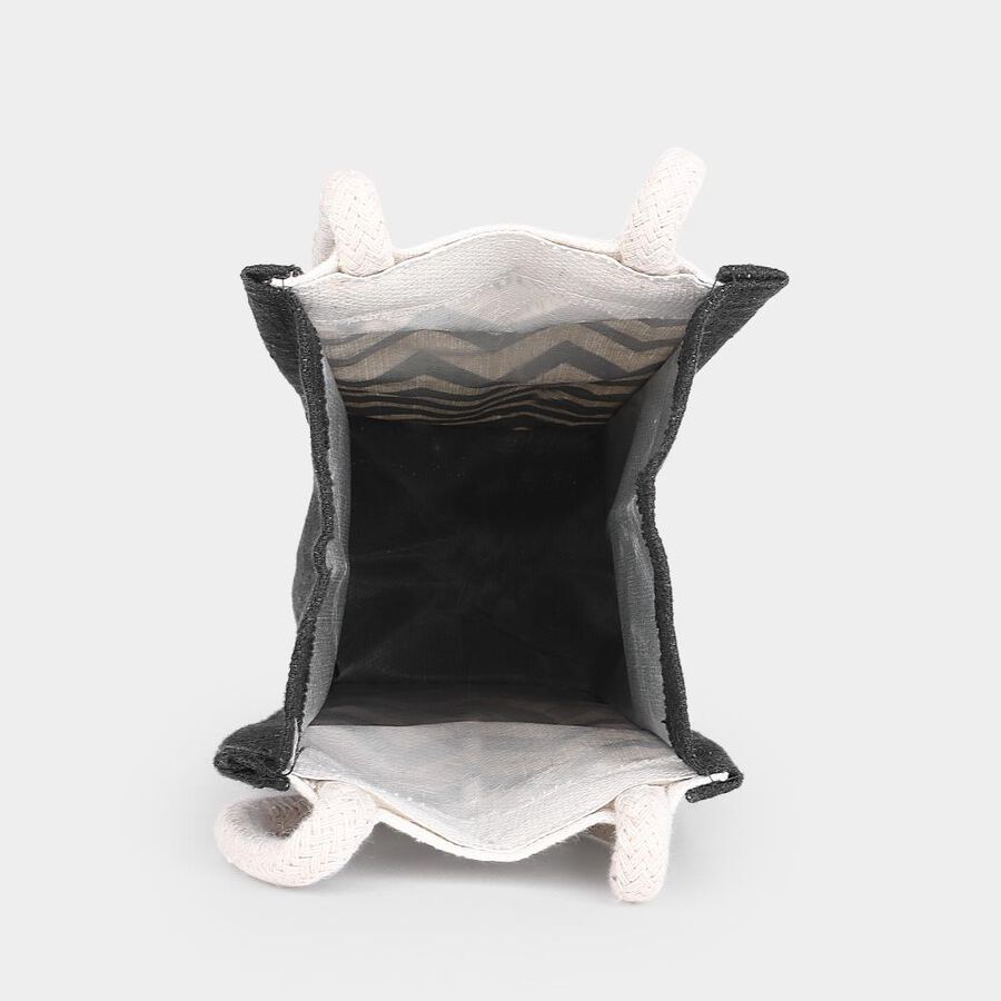 Black Canvas Bottle Bag, , large image number null
