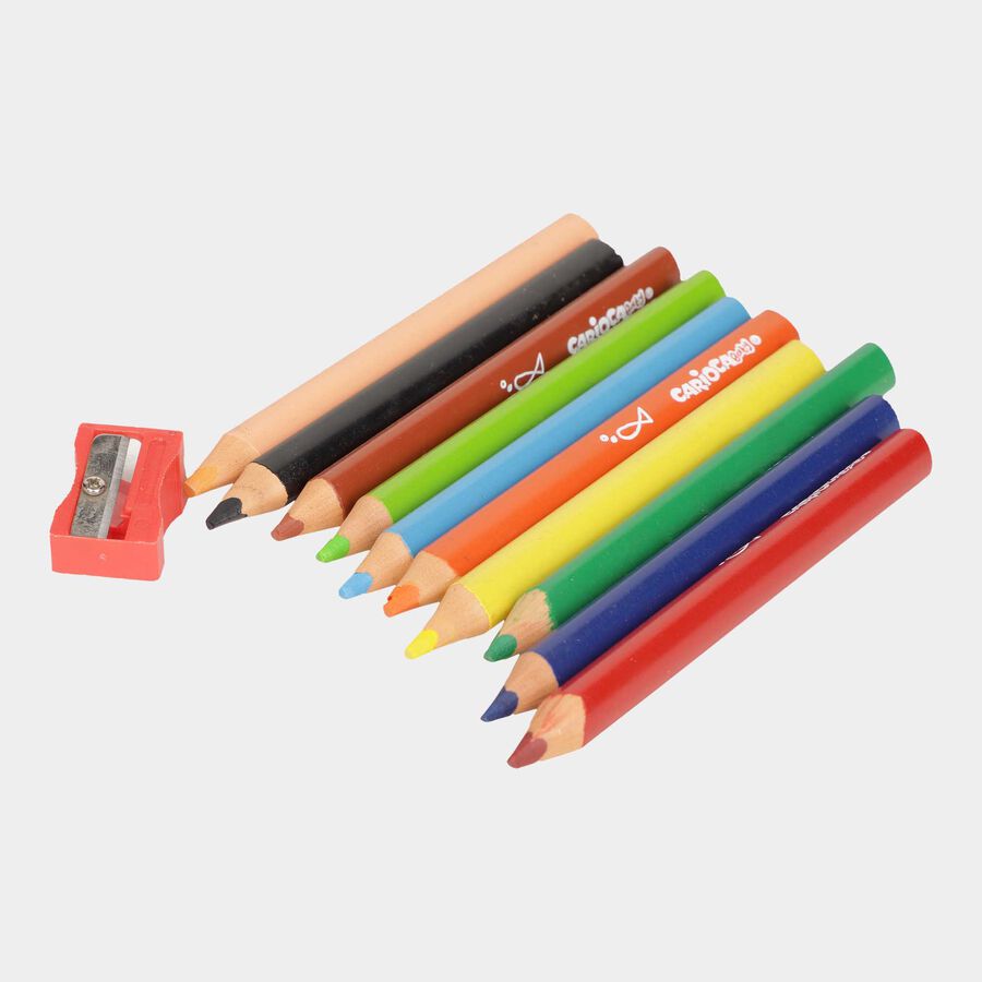 Plastic, Colour Pencil, 24.46 cm X 0.51 cm X 40.61 cm, 3+ Years - Colour/Design May Vary, , large image number null