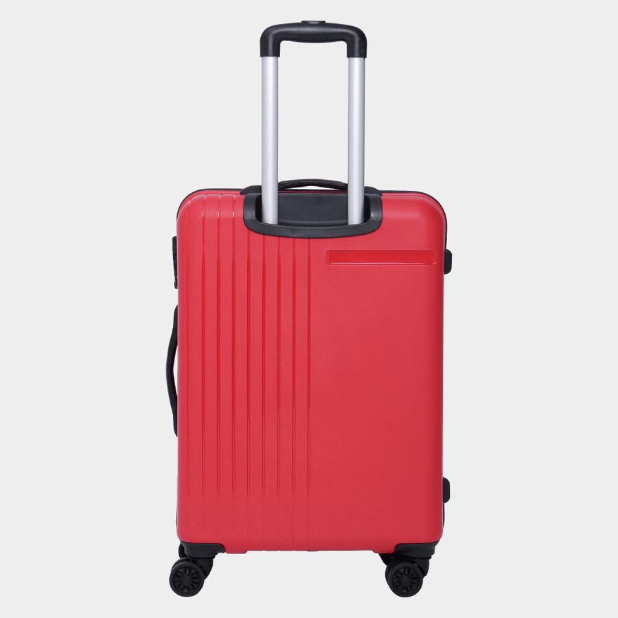 8-Wheel Red PVC Matee Hard Case Trolley, Medium, , large image number null