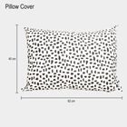 Black and White Abstract Printed Pillow Cover, , small
