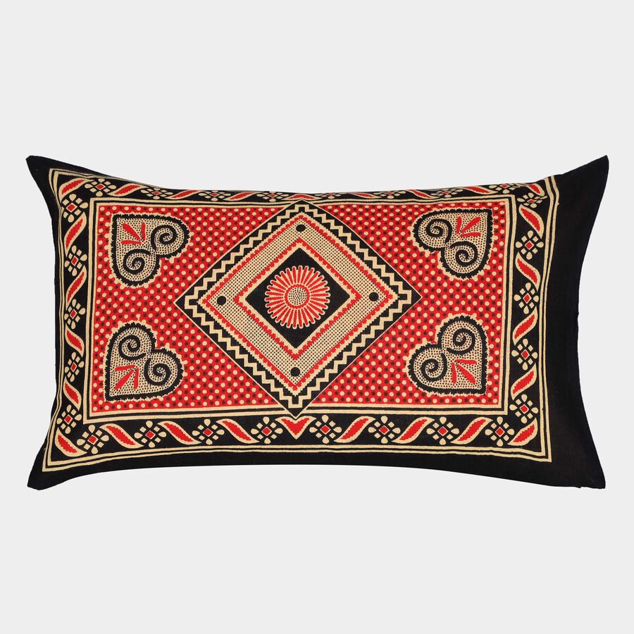Red Cotton Pillow Cover, , large image number null