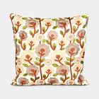 Multicolor Floral Embroidered Cushion Cover, , small