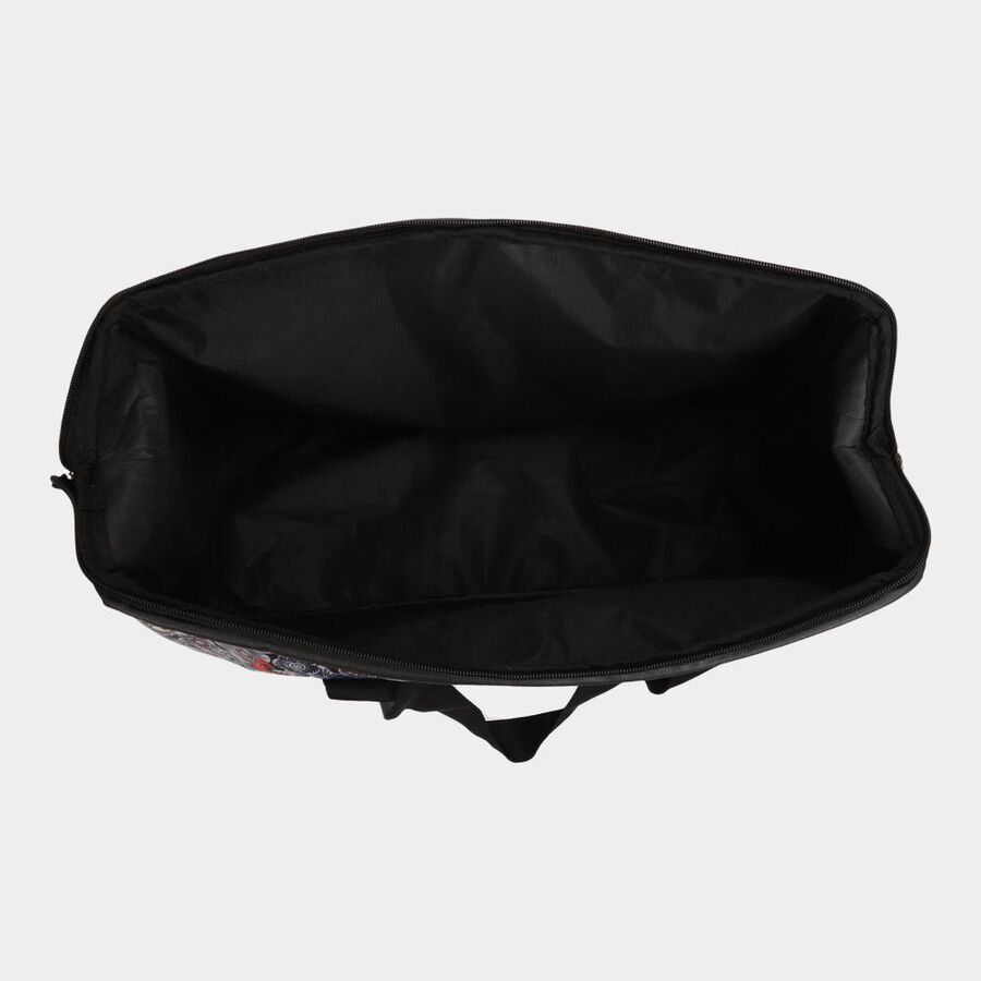 Black Fabric-Nylon Duffle Bag, , large image number null