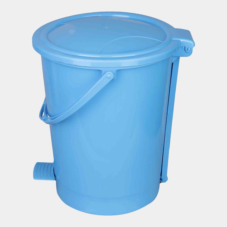 16 L Blue Plastic Dustbin, , large image number null