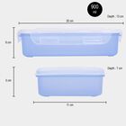 Plastic Lunch Box, 2 Containers, , small image number null
