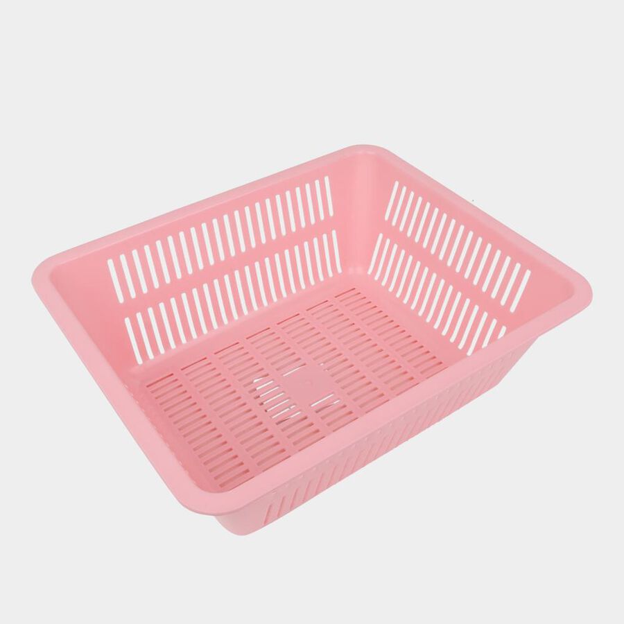 Multicolour Plastic Basket, Set of 4, , large image number null