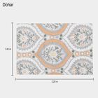 Orange and Grey Floral Printed Single Blanket, , small image number null