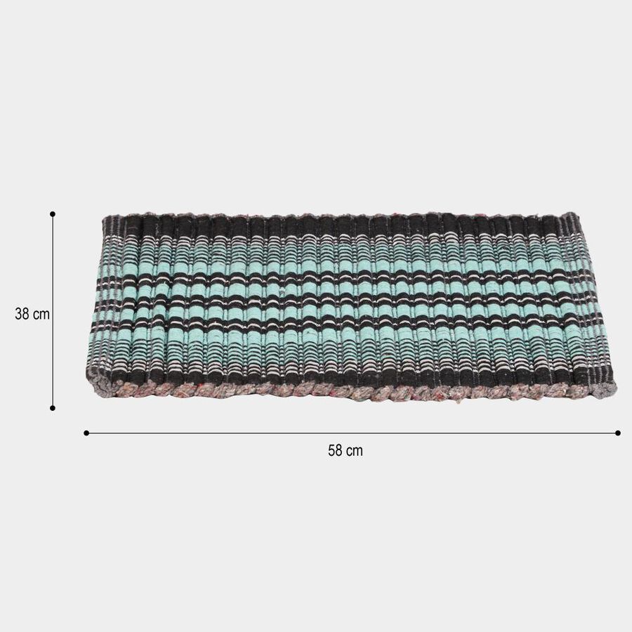 Maroon Polyester Cotton Door Mat, , large image number null